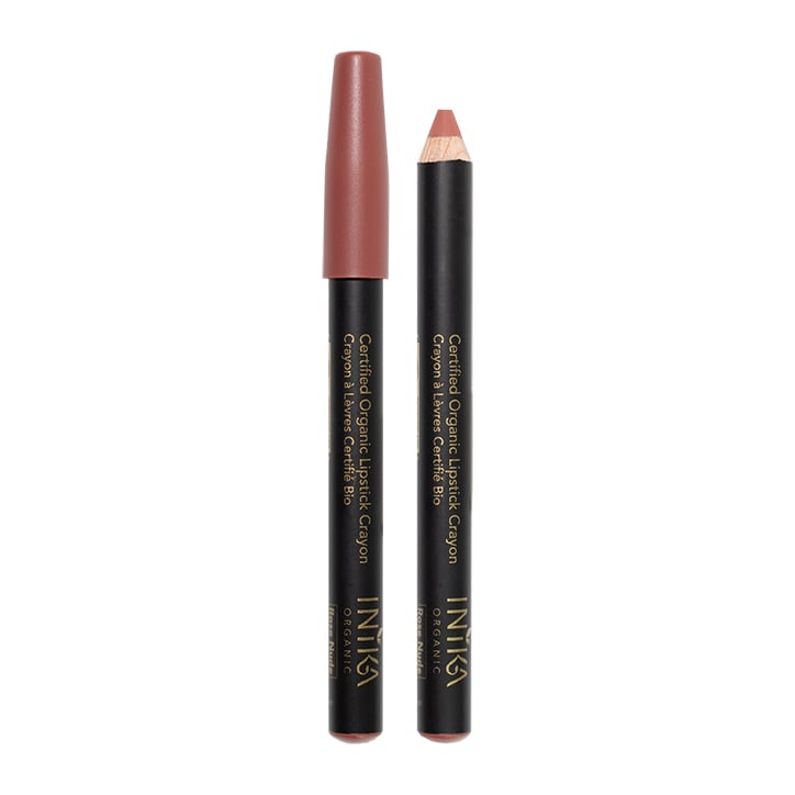 INIKA Certified Organic Lipstick Crayon Rose Nude 3g