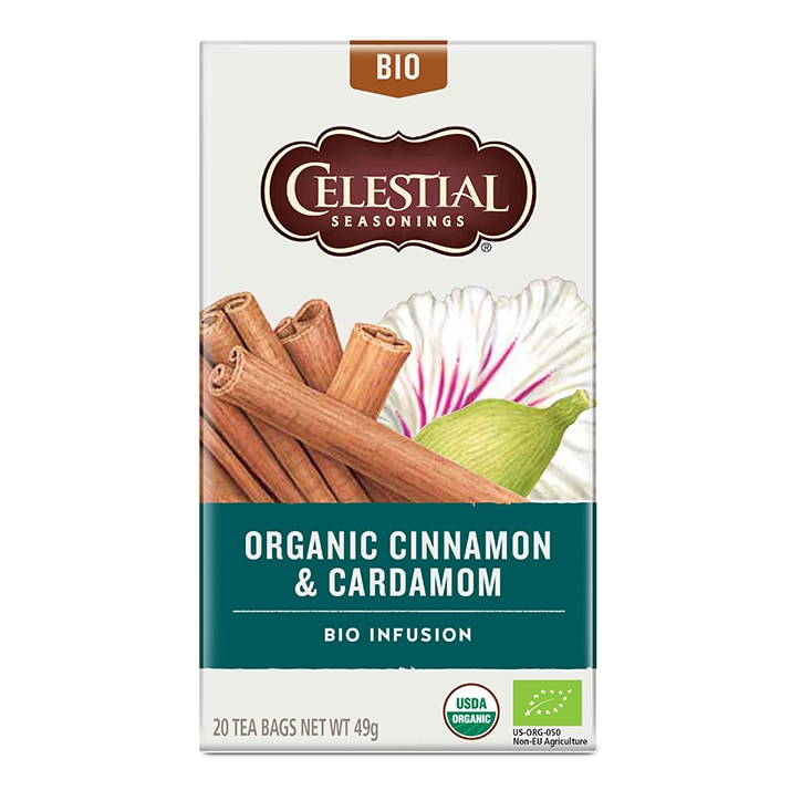 Celestial Organic Cinnamon & Cardamom Tea 20 Bags-1