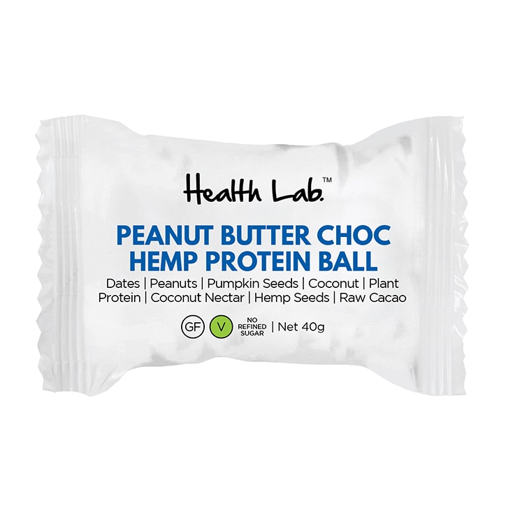 Health Lab Peanut Butter Choc Hemp Energy Ball 40g