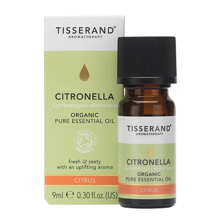 Tisserand Citronella Organic Pure Essential Oil 9ml-1