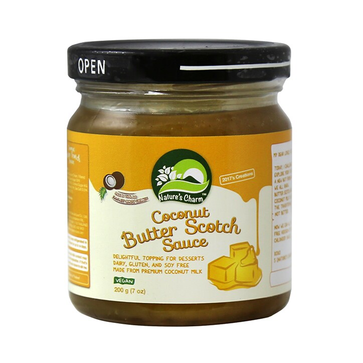 Natures Charm Coconut Butterscotch Sauce 200g