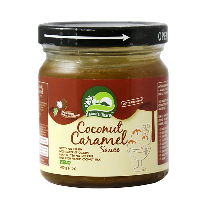 Natures Charm Coconut Caramel Sauce 200g image 1