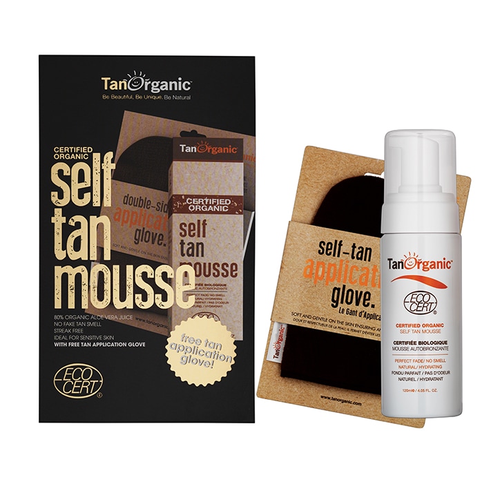TanOrganic Self Tan Mousse & Application Glove 120ml