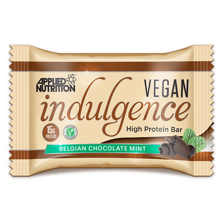 Applied Nutrition Vegan Indulgence Belgian Chocolate Mint Bar 50g image 1