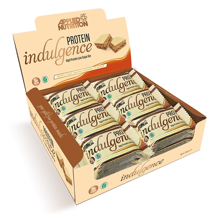 Applied Nutrition Indulgence White Chocolate Salted Caramel 12 x 50g image 1