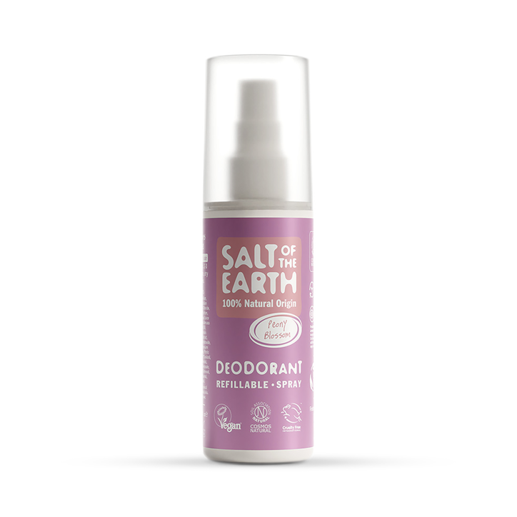 Salt of the Earth - Peony Blossom Natural Deodorant Refillable Spray 100ml image 1