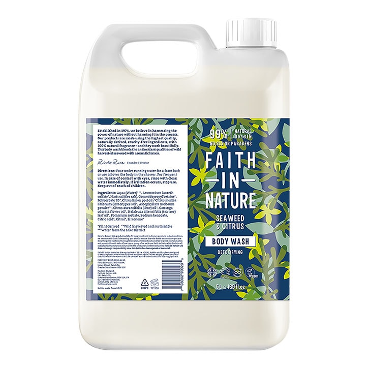 Faith in Nature Seaweed & Citrus Body Wash 5L-1