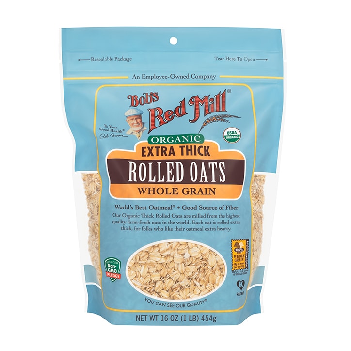 Bobs Red Mill Organic Thick Rolled Oats 454g
