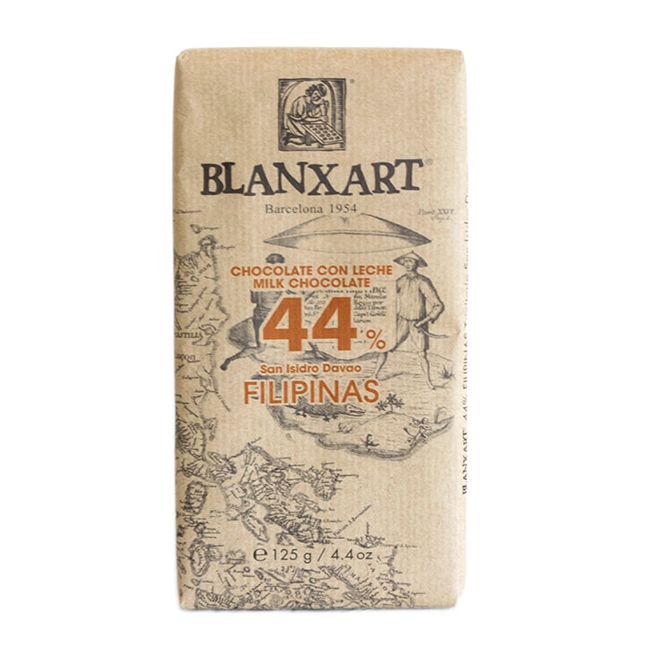 Blanxart Organic Fillipinas Milk 44% Chocolate 125g image 1