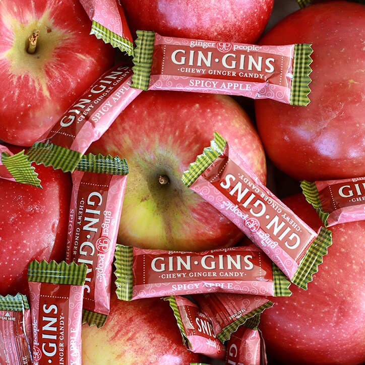 The Ginger People Gin Gins Spicy Apple Ginger Chews 84g image 2