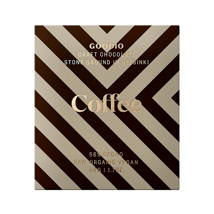 Goodio Raw Chocolate 56% - Coffee 48g
