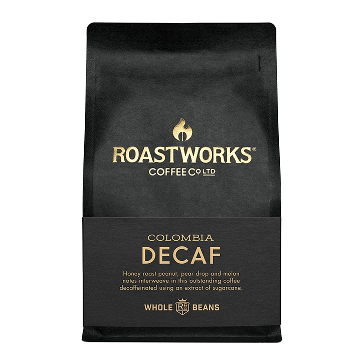 Roastworks Coffee Co Ltd. Decaf Colombia Whole Beans 200g image 1