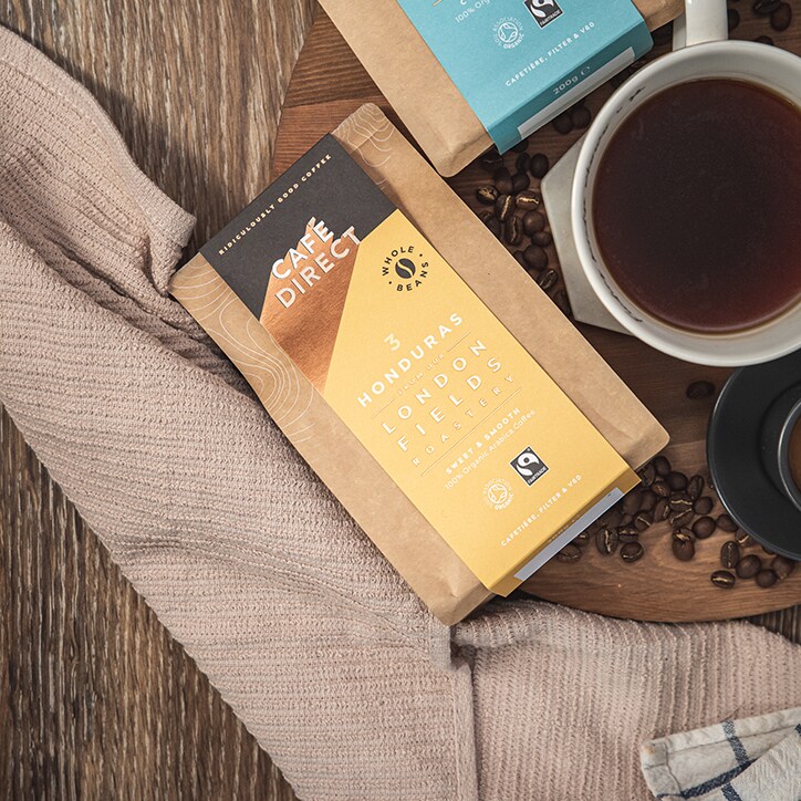 Cafédirect Honduras Organic Coffee Beans 200g image 2