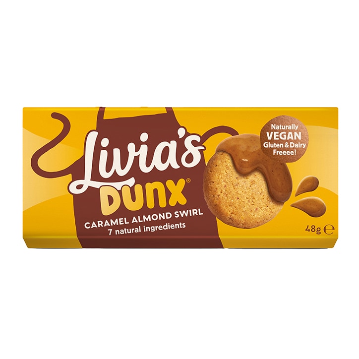 Livia's Kitchen Dunx Almond Caramel Swirl 48g