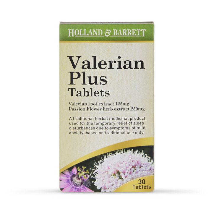 Holland & Barrett Valerian Plus 30 Tablets image 1