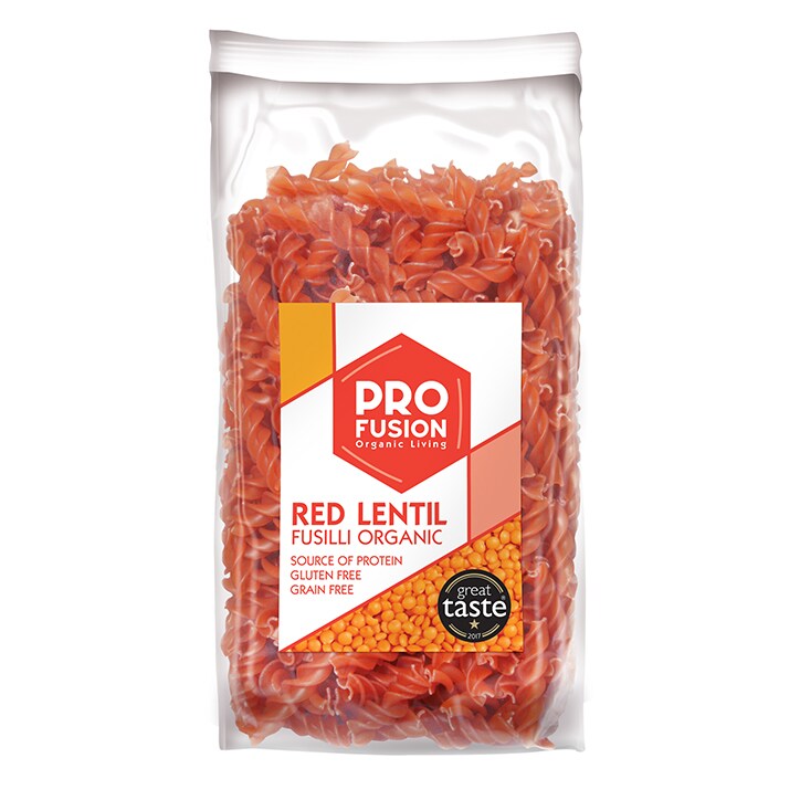 Profusion Organic Red Lentil Fusilli Gluten & Grain Free 300g image 1