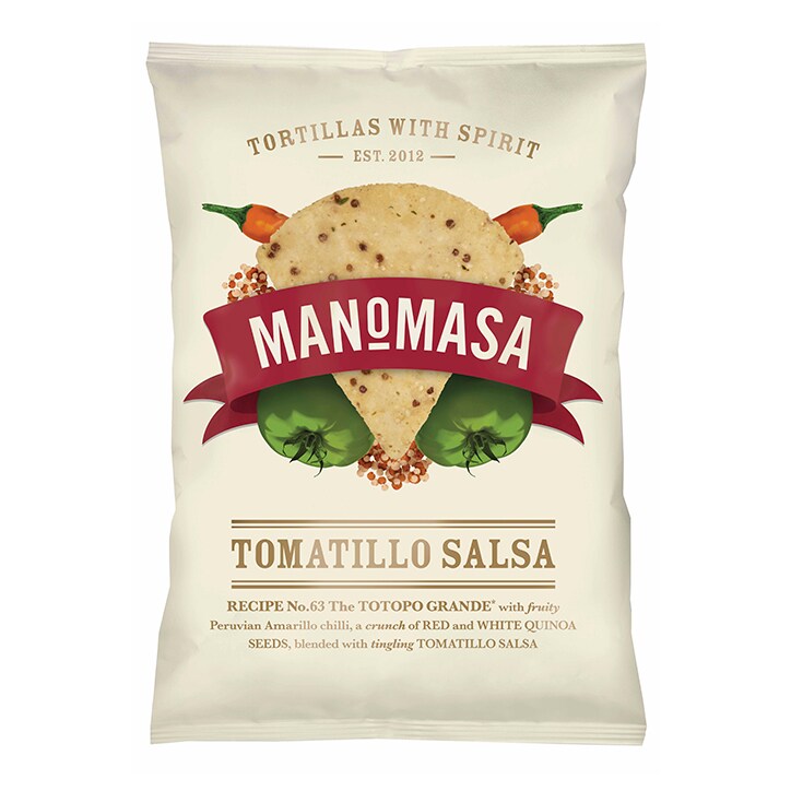 Manomasa Tomatillo Salsa Tortilla Chips 160g