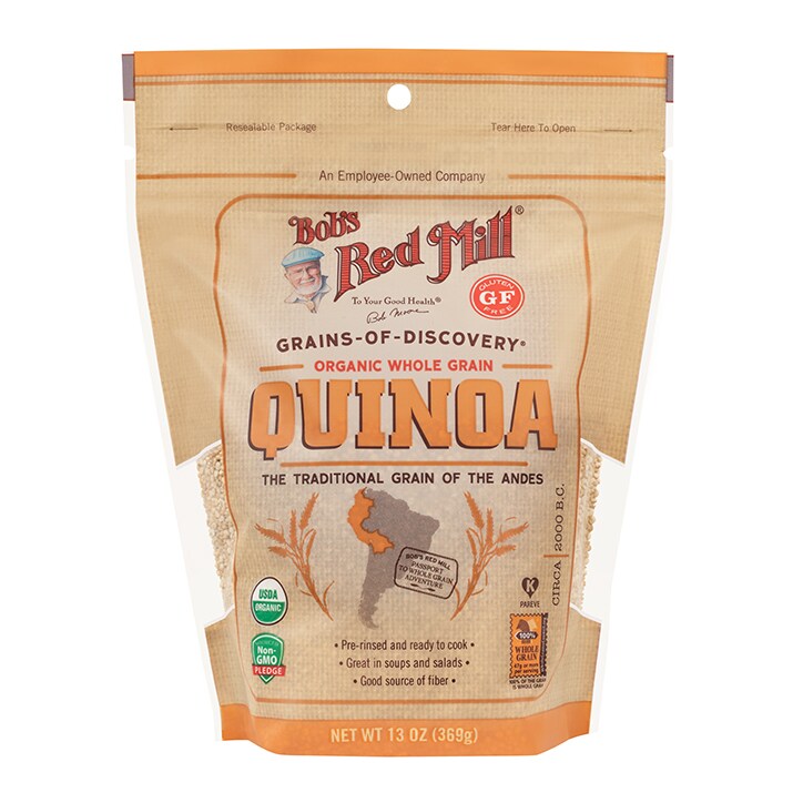 Bobs Red Mill Organic White Quinoa Grain 369g image 1