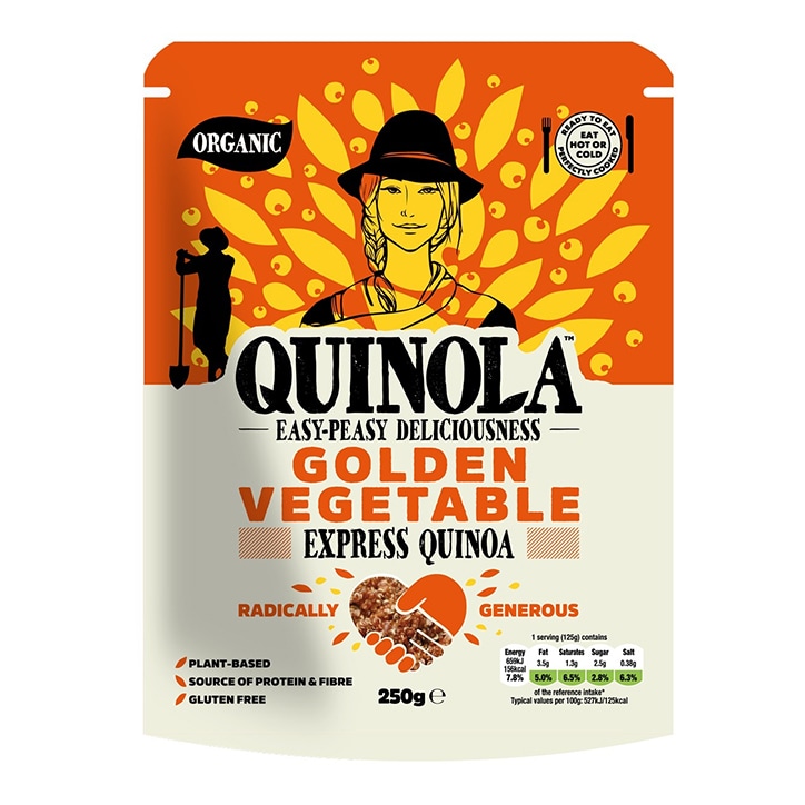 Quinola Organic Express Quinoa - Golden Vegetables 250g