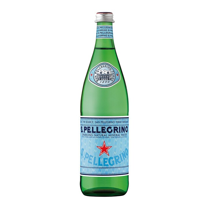 San Pellegrino Sparkling Natural Mineral Water Glass 750ml