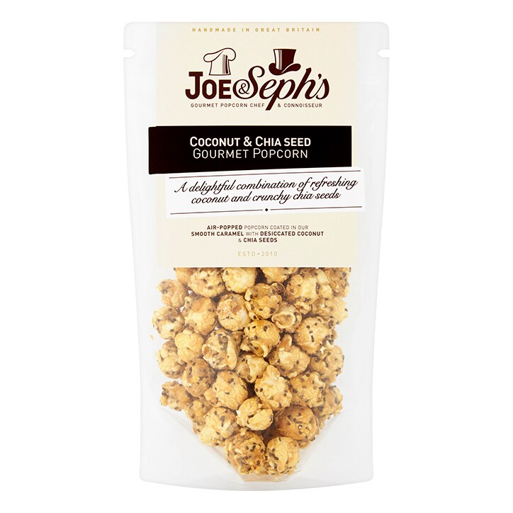Joe & Sephs Coconut & Chia Popcorn 80g