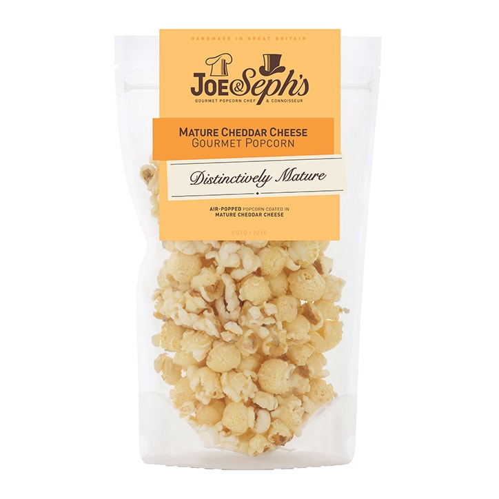 Joe & Sephs Cheddar Cheese Popcorn 70g image 1