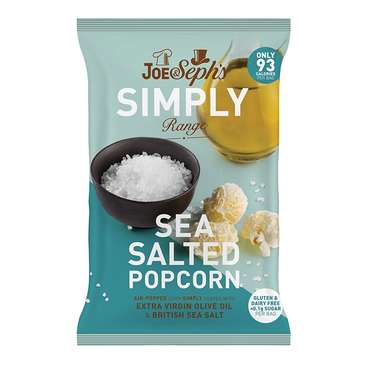 Joe & Sephs Simply Salted Popcorn 16g
