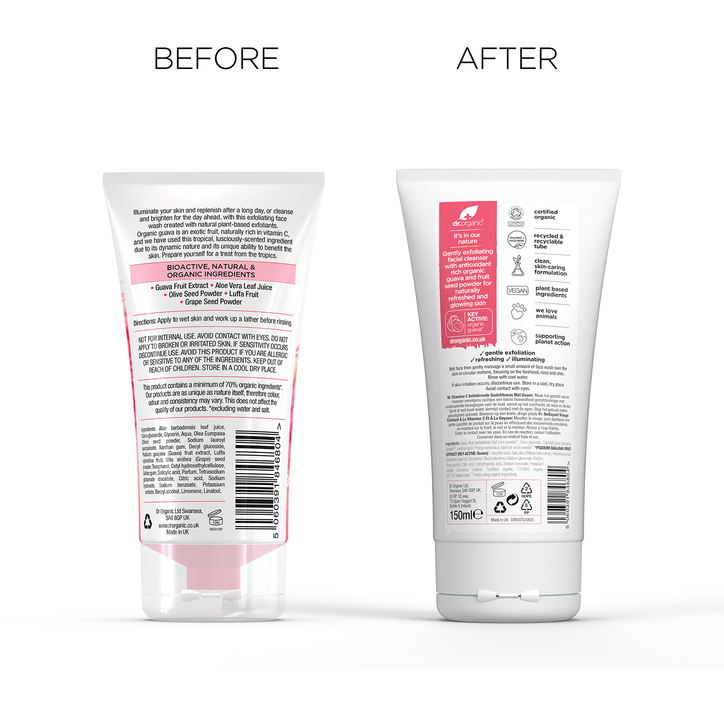 Dr Organic Guava Exfoliating Face Wash 150ml image 4