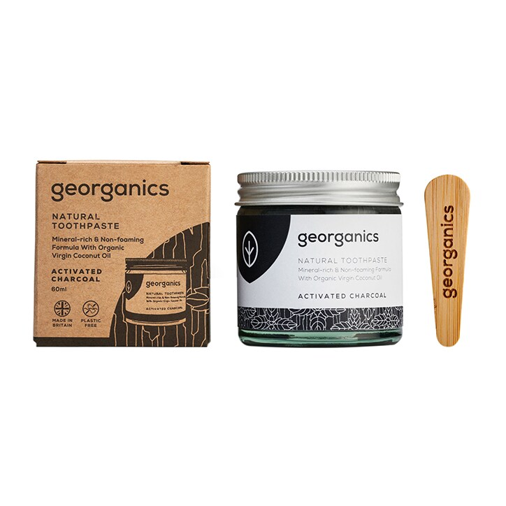 Georganics Mineral-rich Toothpaste - Activated Charcoal 60ml-1