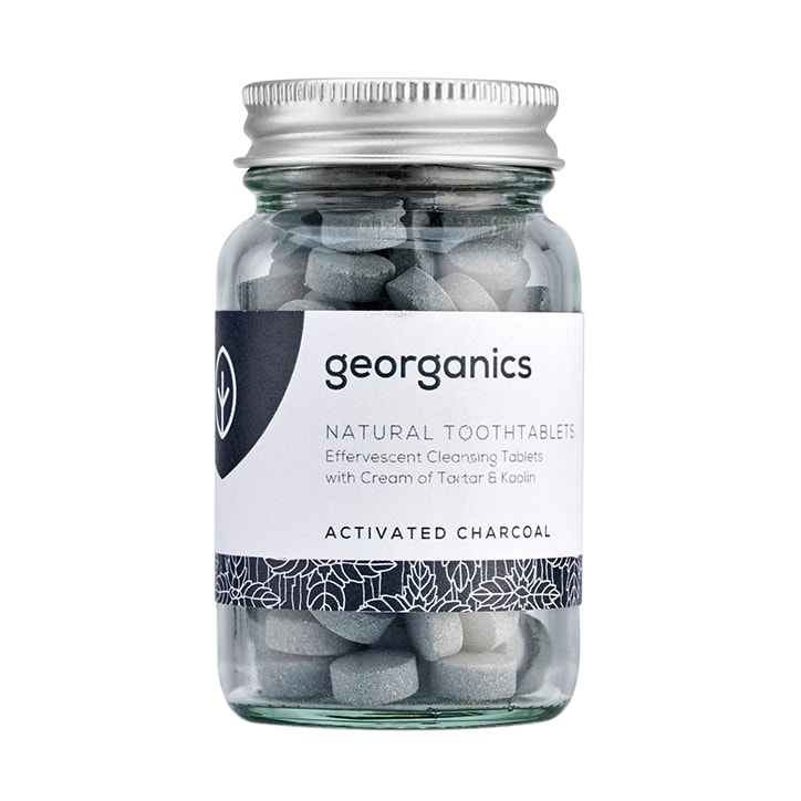 Georganics Toothpaste Tablets - Activated Charcoal 120 tablets
