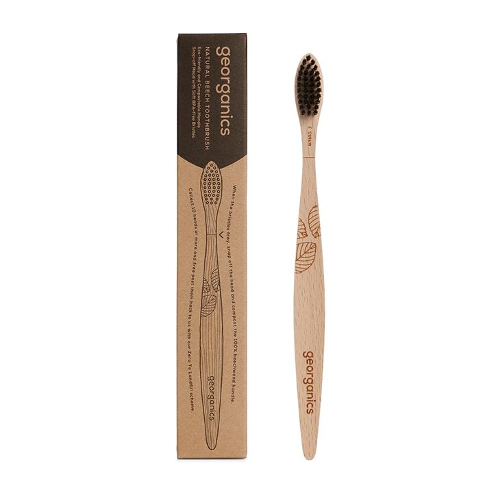 Georganics Beechwood Toothbrush - Soft-1