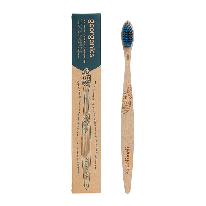 Georganics Beechwood Toothbrush - Firm-1