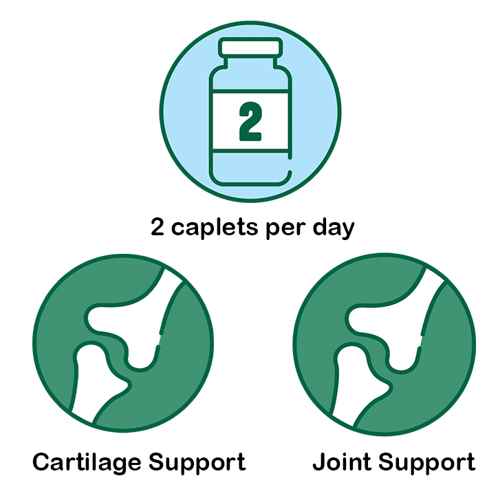 Holland & Barrett Max Strength Glucosamine & Chondroitin 60 Caplets