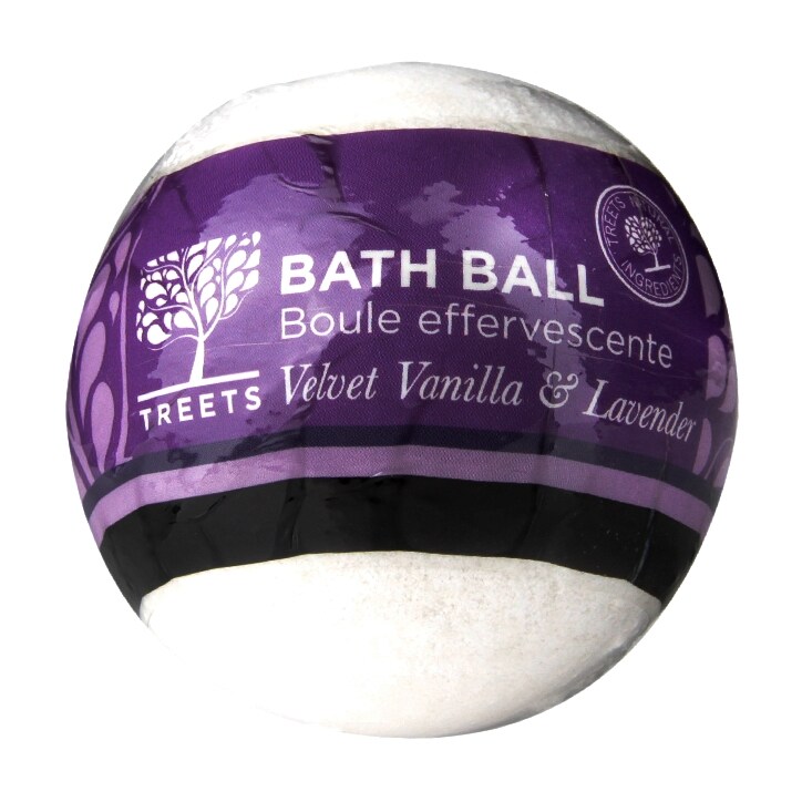 Treets Velvet Vanilla & Lavender Bath Ball-1