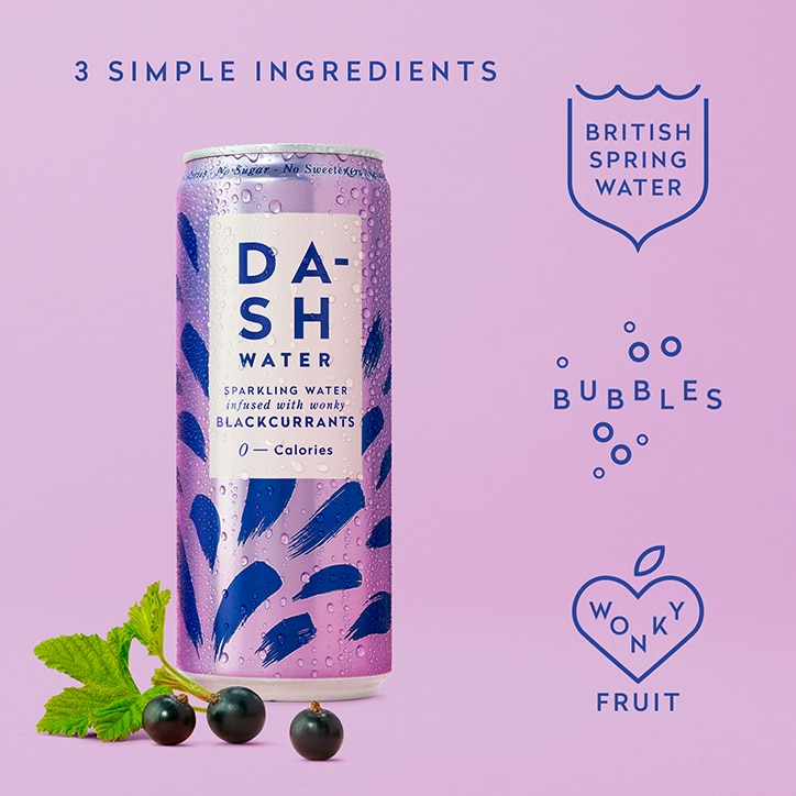 Dash Water Blackcurrant 330ml image 2