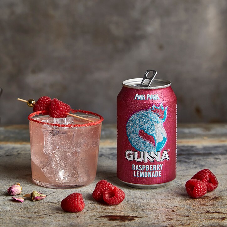 Gunna Pink Punk Raspberry Lemonade 330ml image 2