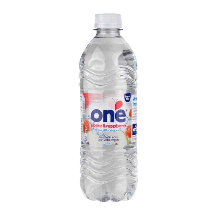 One Water Apple & Raspberry Spring Water 500ml image 1