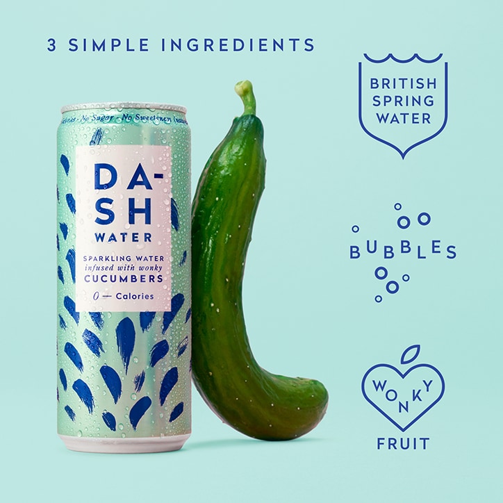 Dash Water Cucumber 4 x 330ml image 2