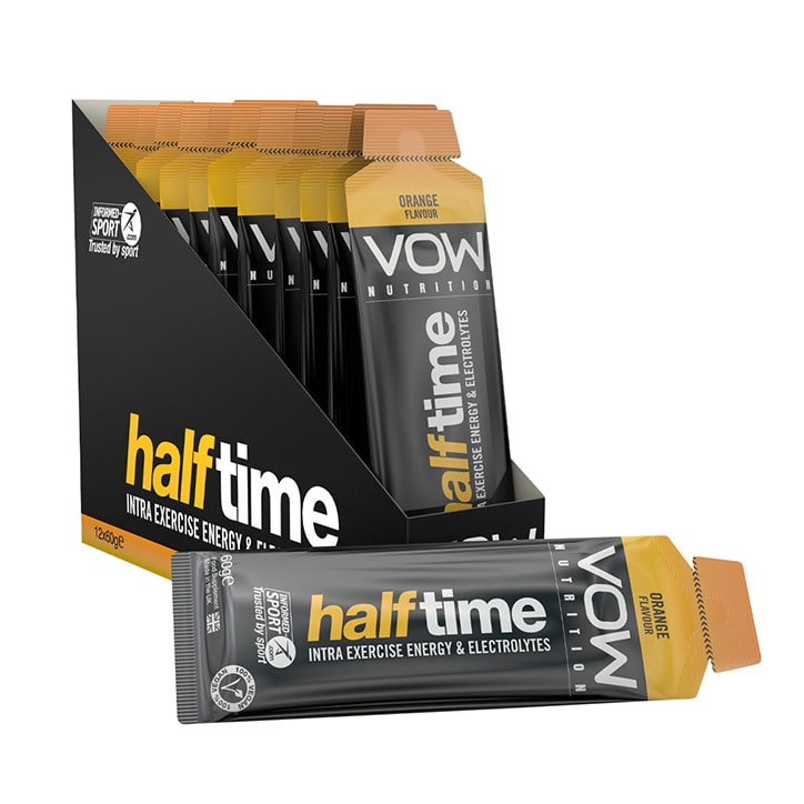 Vow Nutrition Half Time Gel Orange Box 12 x 60g image 1
