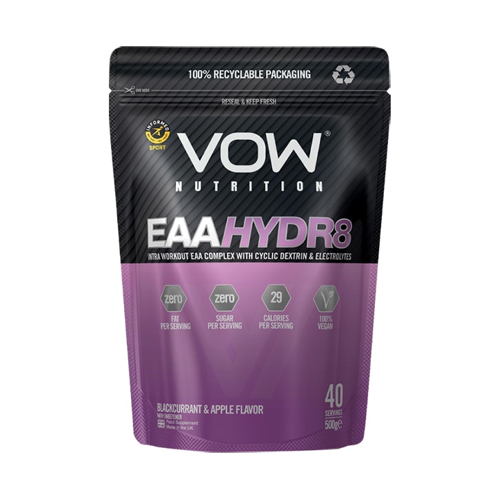 Vow Nutrition EAA Hydr8 Blackcurrant & Apple image 1