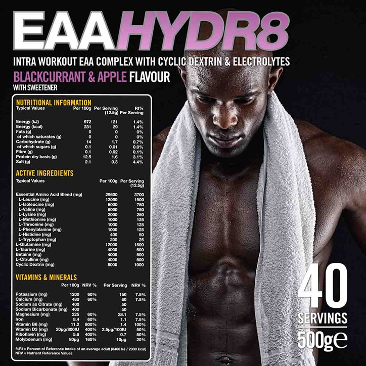 Vow Nutrition EAA Hydr8 Blackcurrant & Apple-2