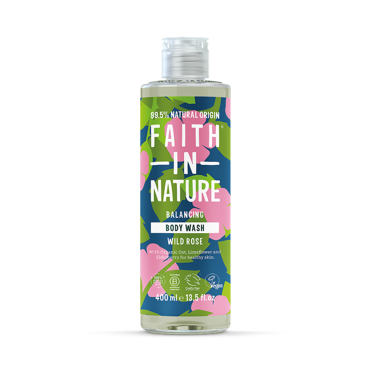 Faith In Nature Body Wash Wild Rose 400ml