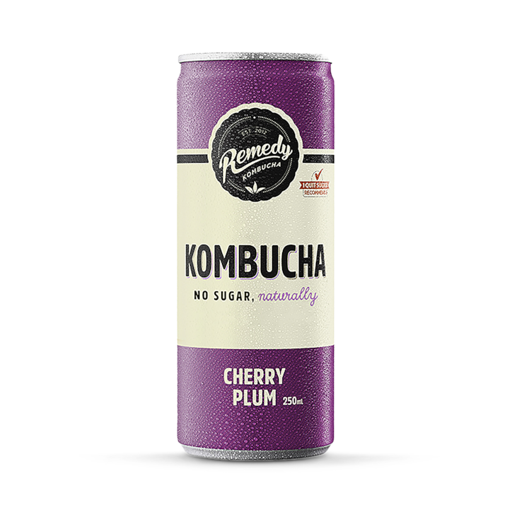 Remedy Kombucha Cherry Plum 250ml image 1