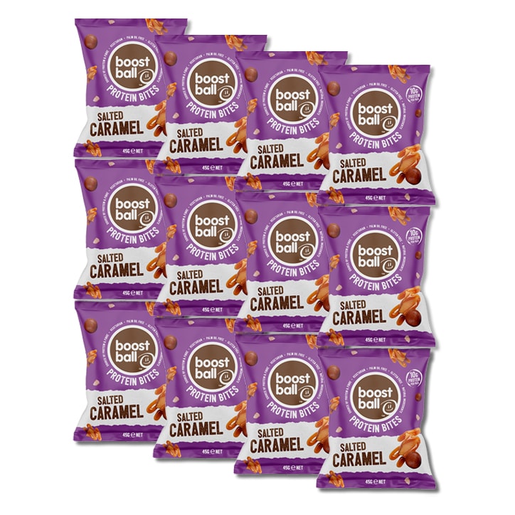 Boostball Protein Bites Salted Caramel 12 x 45g image 1
