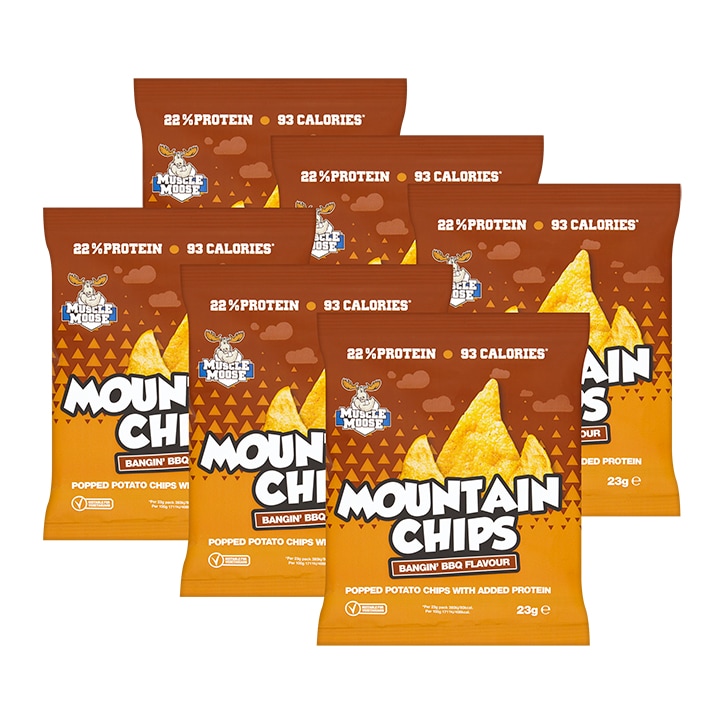 Muscle Moose Protein Crisps BBQ 6 x 23g