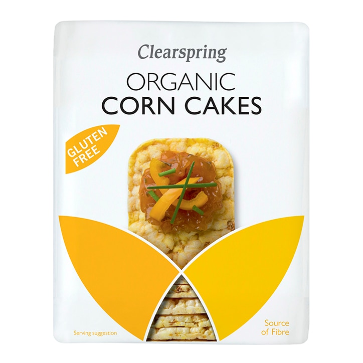 Clearspring Organic Corn Cake Squares 130g image 1