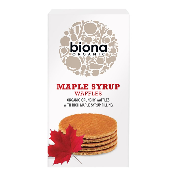 Biona Maple Syrup Waffles Organic 175g image 1