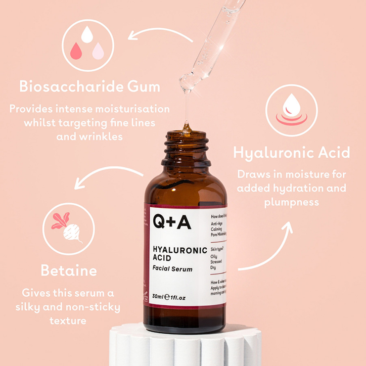 Q+A Hyaluronic Facial Serum - 30 ml image 3