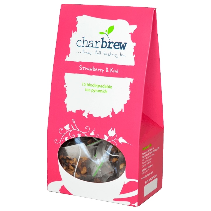 Charbrew Tea Strawberry & Kiwi 15 Tea Bags image 1