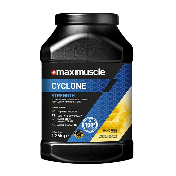 Maximuscle Cyclone Banofee 1260g image 1